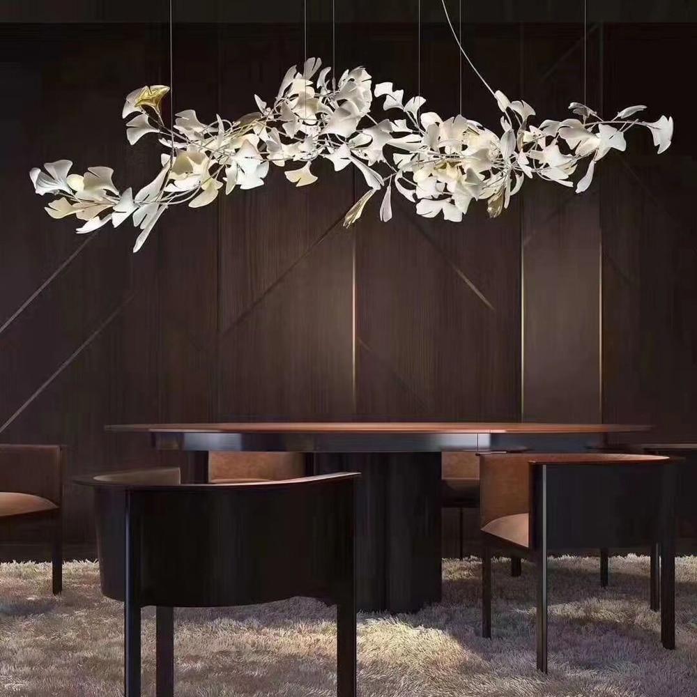 Porcelain Gingko Chandelier