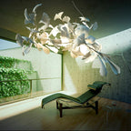 Porcelain Gingko Chandelier