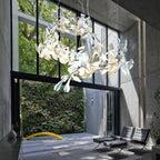 Porcelain Gingko Chandelier