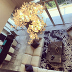 Porcelain Gingko Chandelier