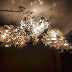 Porcelain Gingko Chandelier
