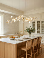 Porcelain Gingko Chandelier