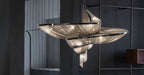 Spiral Elegance Chain Chandelier