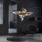 Spiral Elegance Chain Chandelier