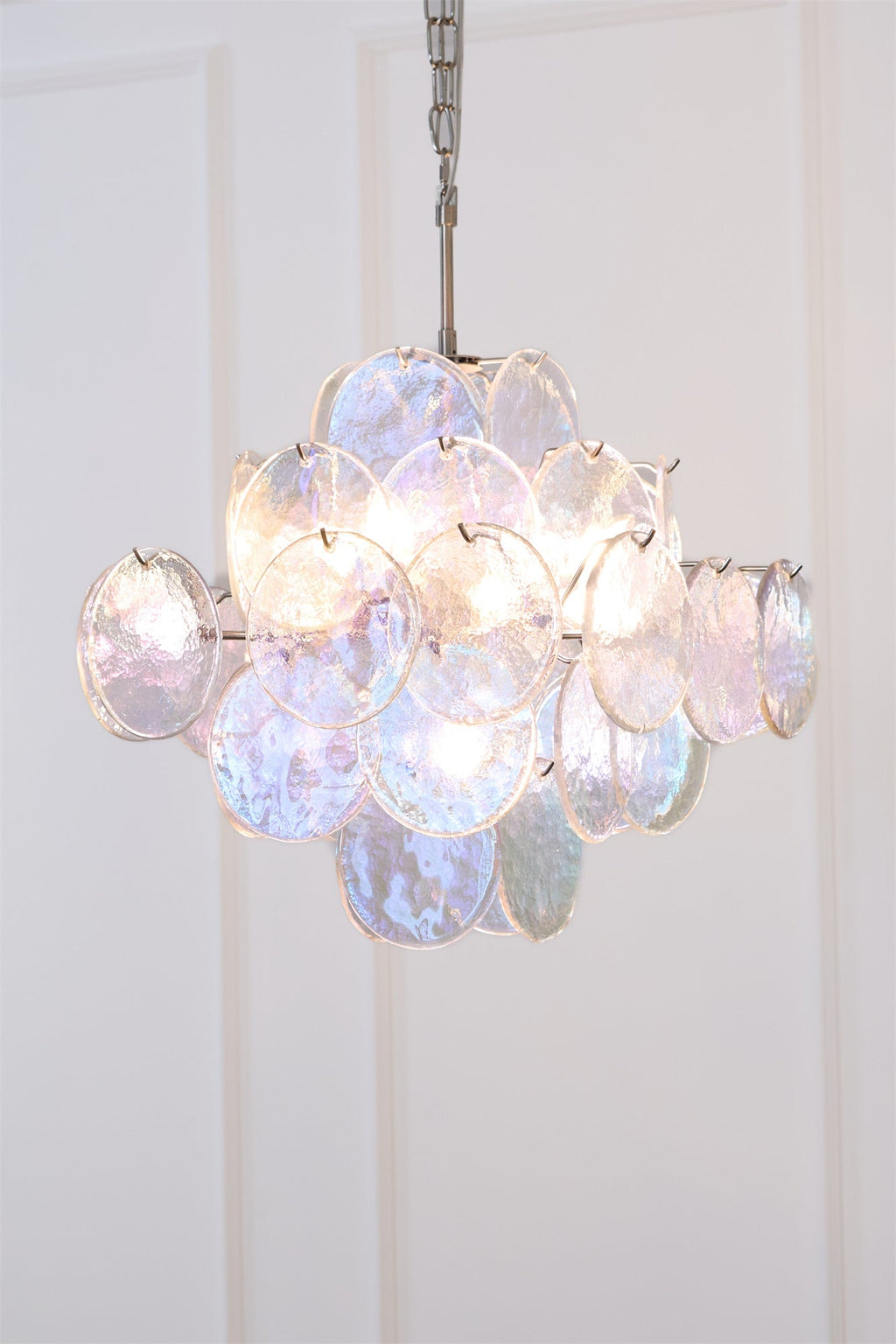 Aurelia Iridescent Glass Chandelier