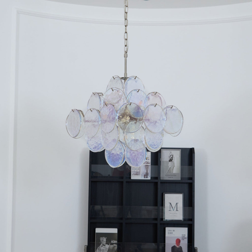 Aurelia Iridescent Glass Chandelier
