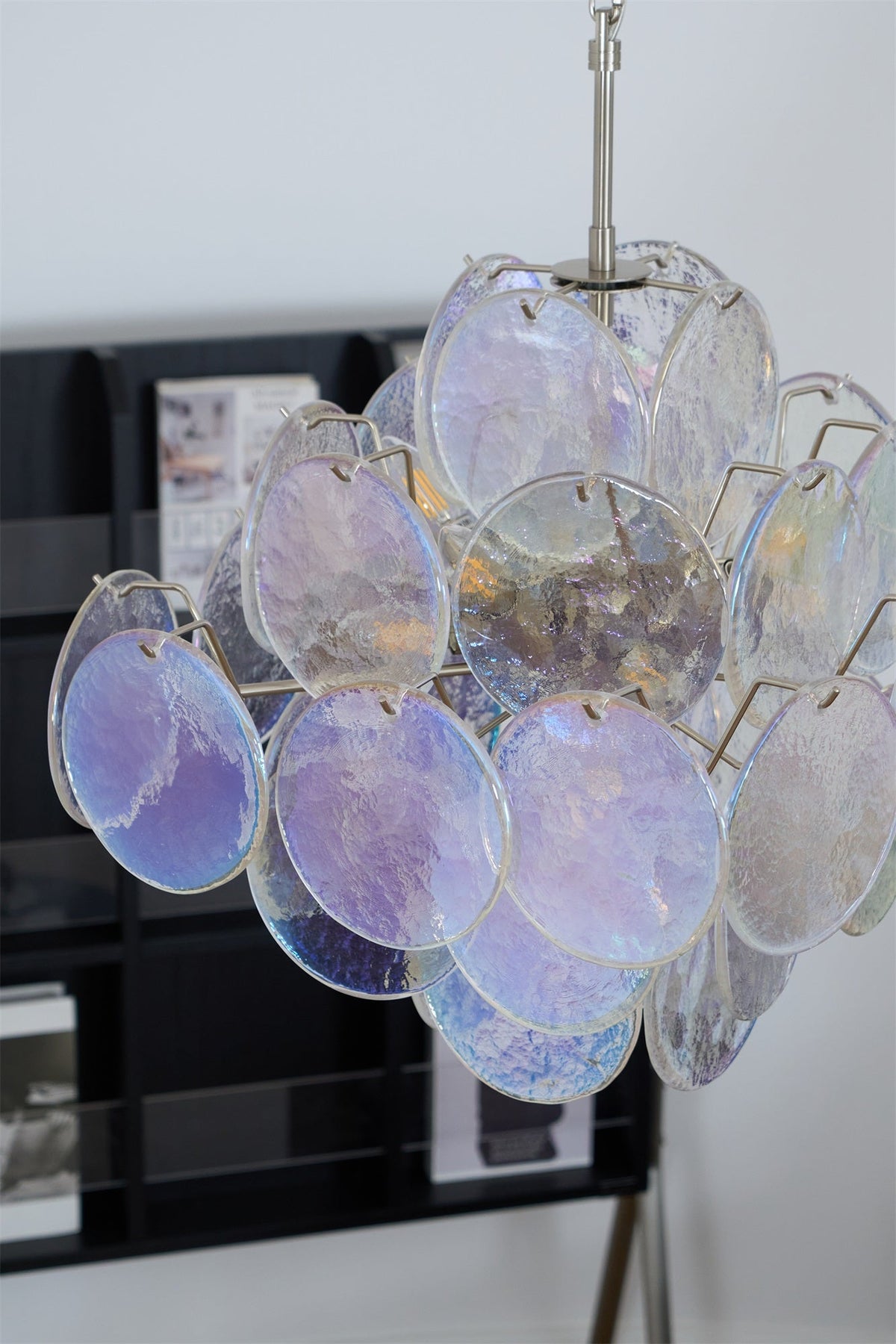 Aurelia Iridescent Glass Chandelier