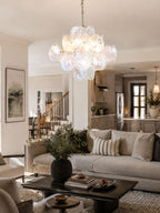 Aurelia Iridescent Glass Chandelier
