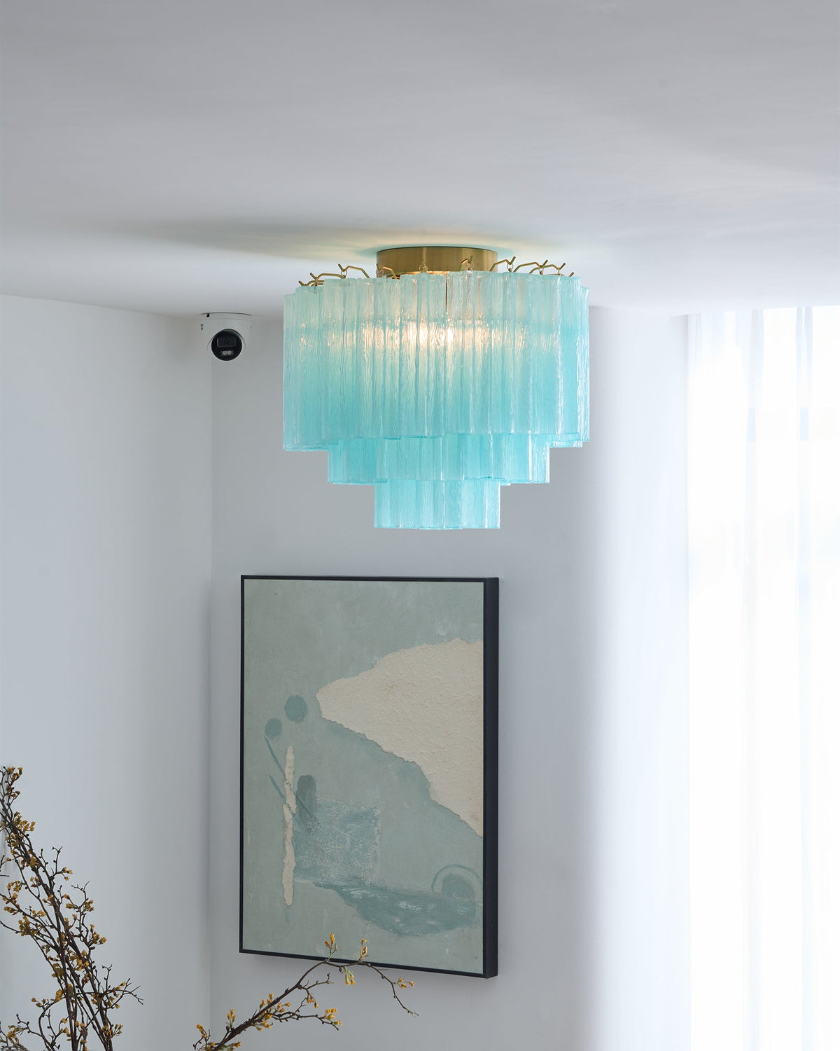 Glacia Glass Ceiling Lamp