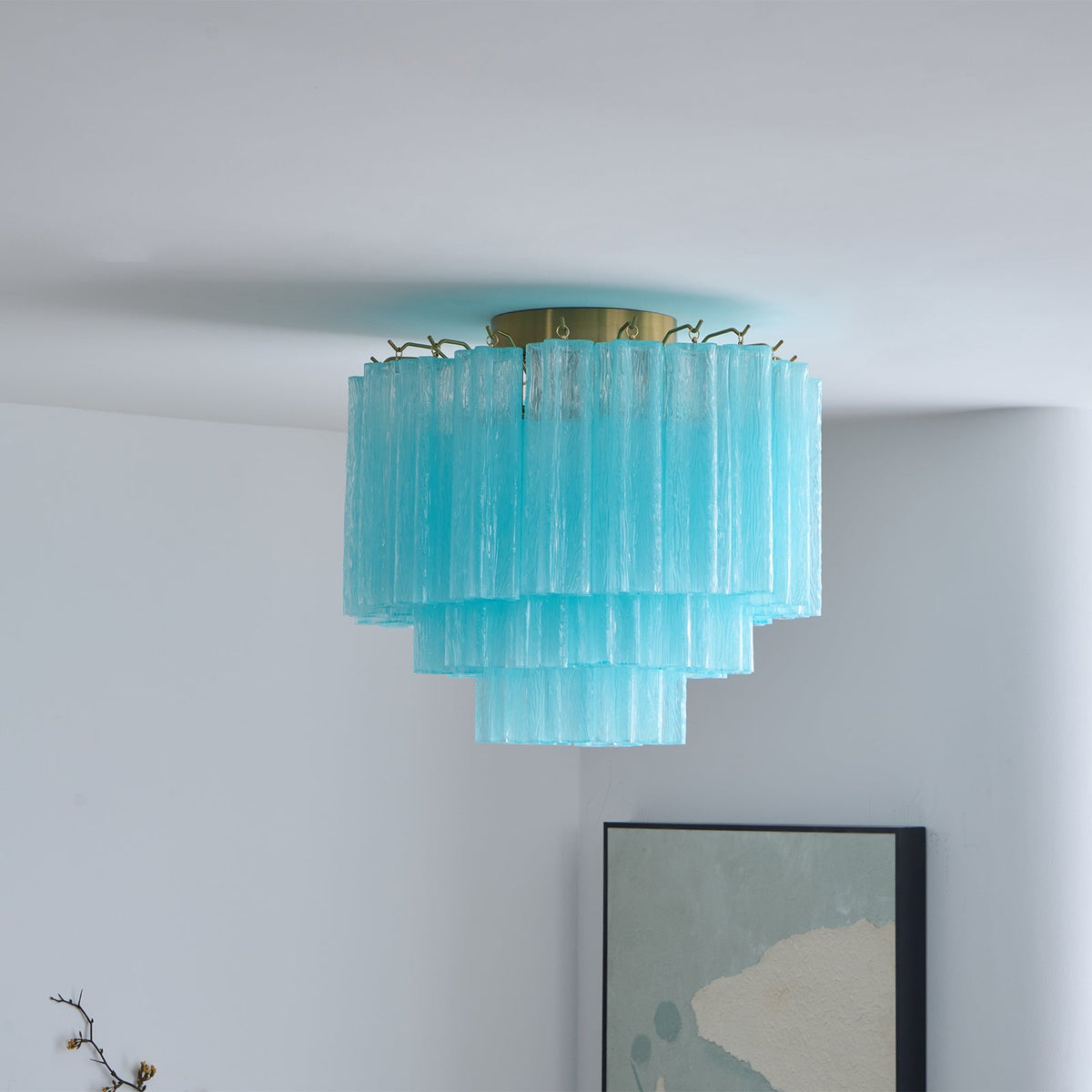 Glacia Glass Ceiling Lamp