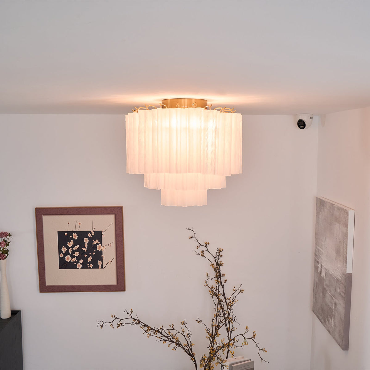Glacia Glass Ceiling Lamp