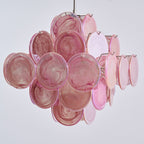 Aurelia Pink Glass Chandelier