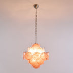 Aurelia Pink Glass Chandelier