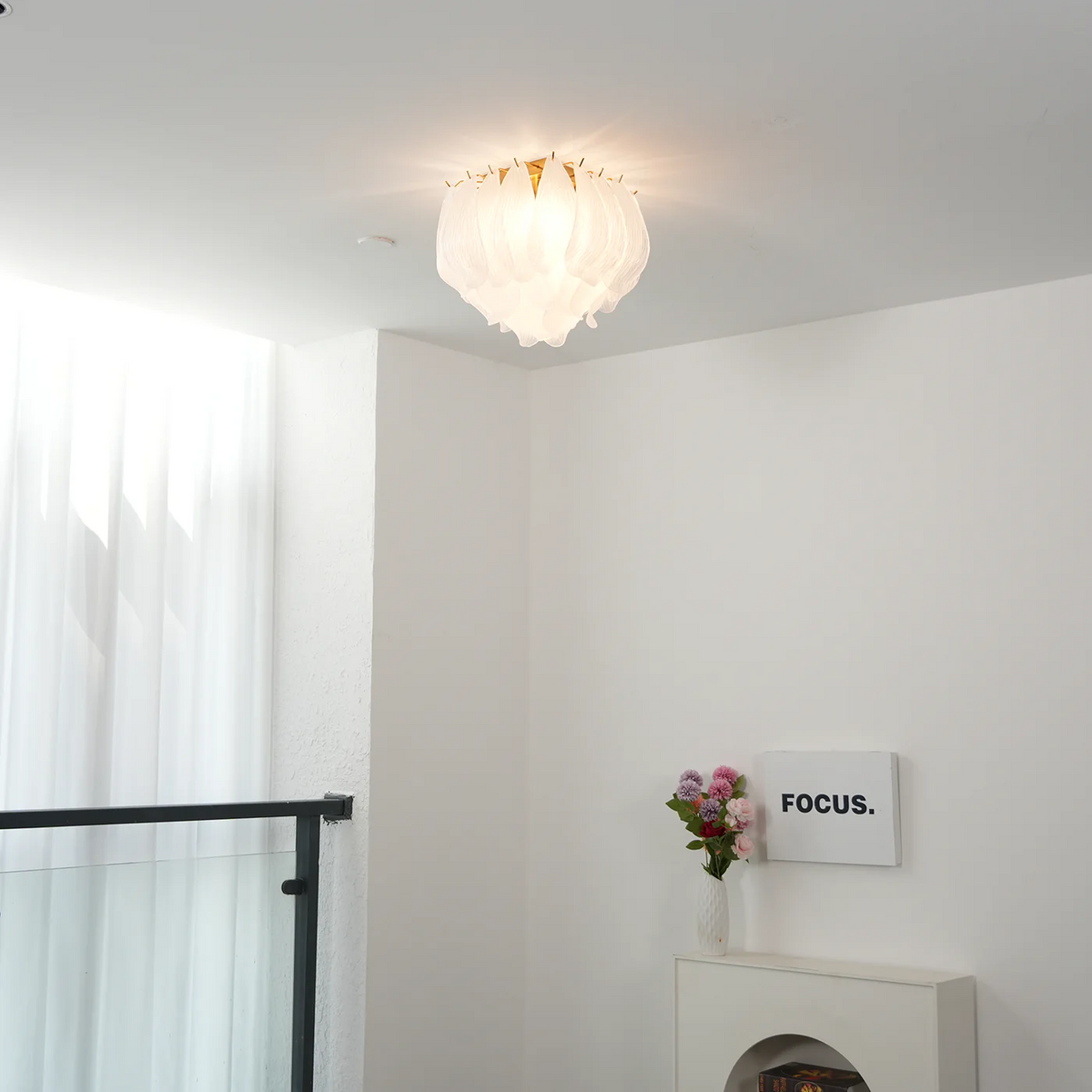 Tuliva Glass Ceiling Lamp