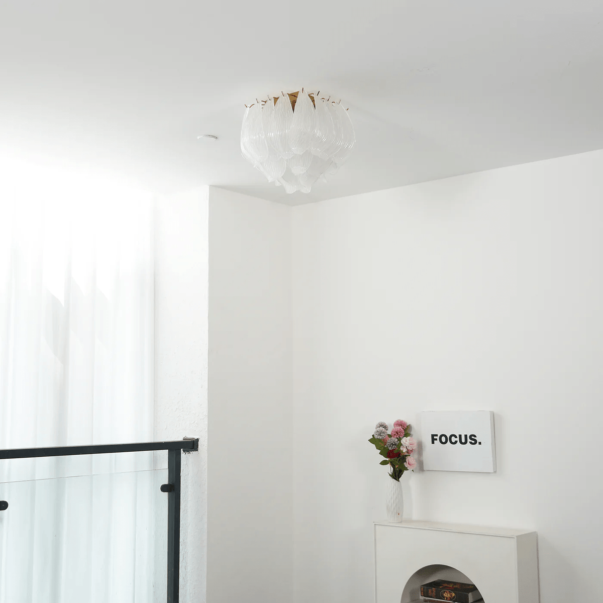 Tuliva Glass Ceiling Lamp