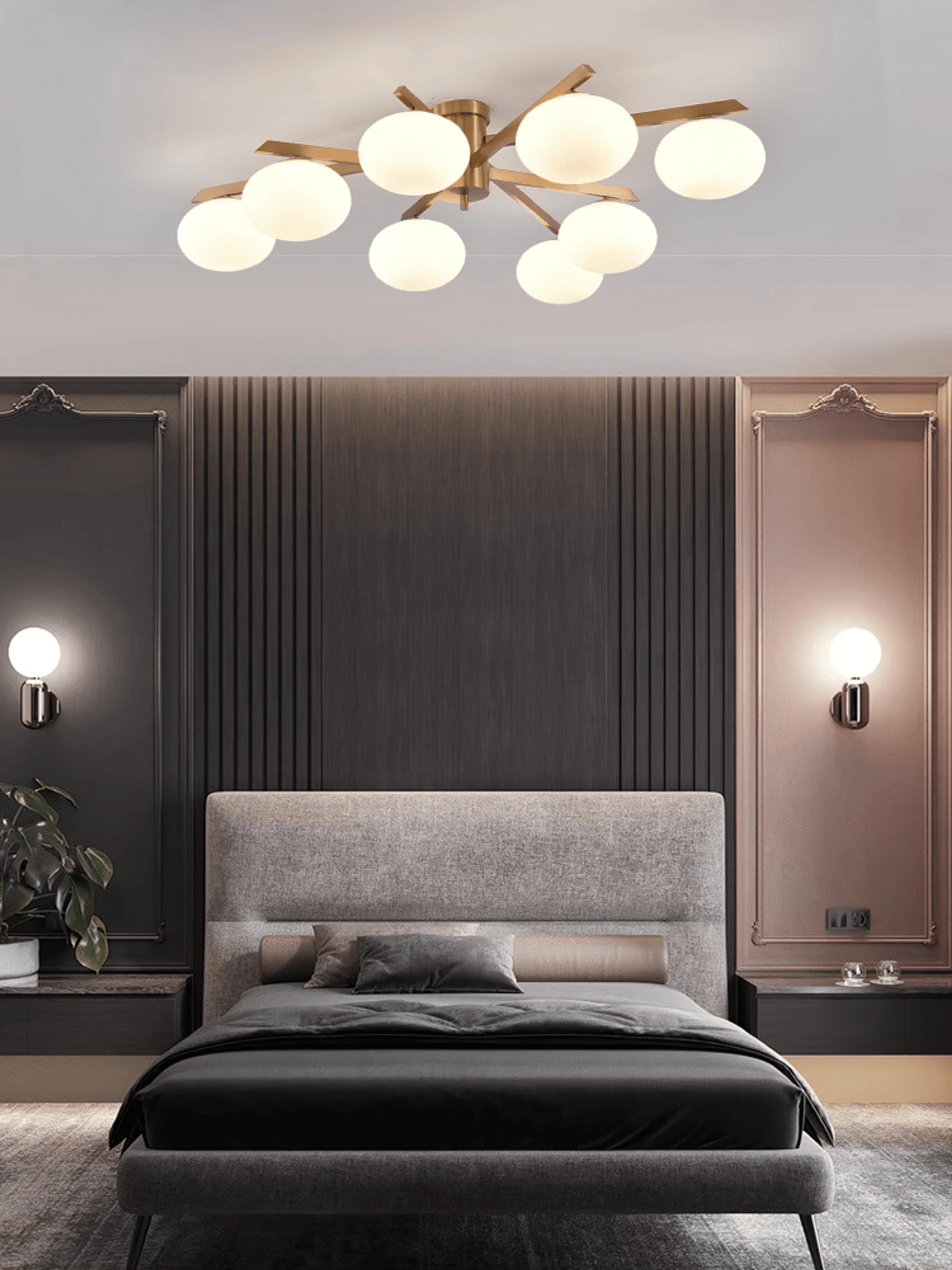 Globe Sputnik Ceiling Lamp
