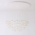 Leaf Twisted Sculptural Customize Chandelier