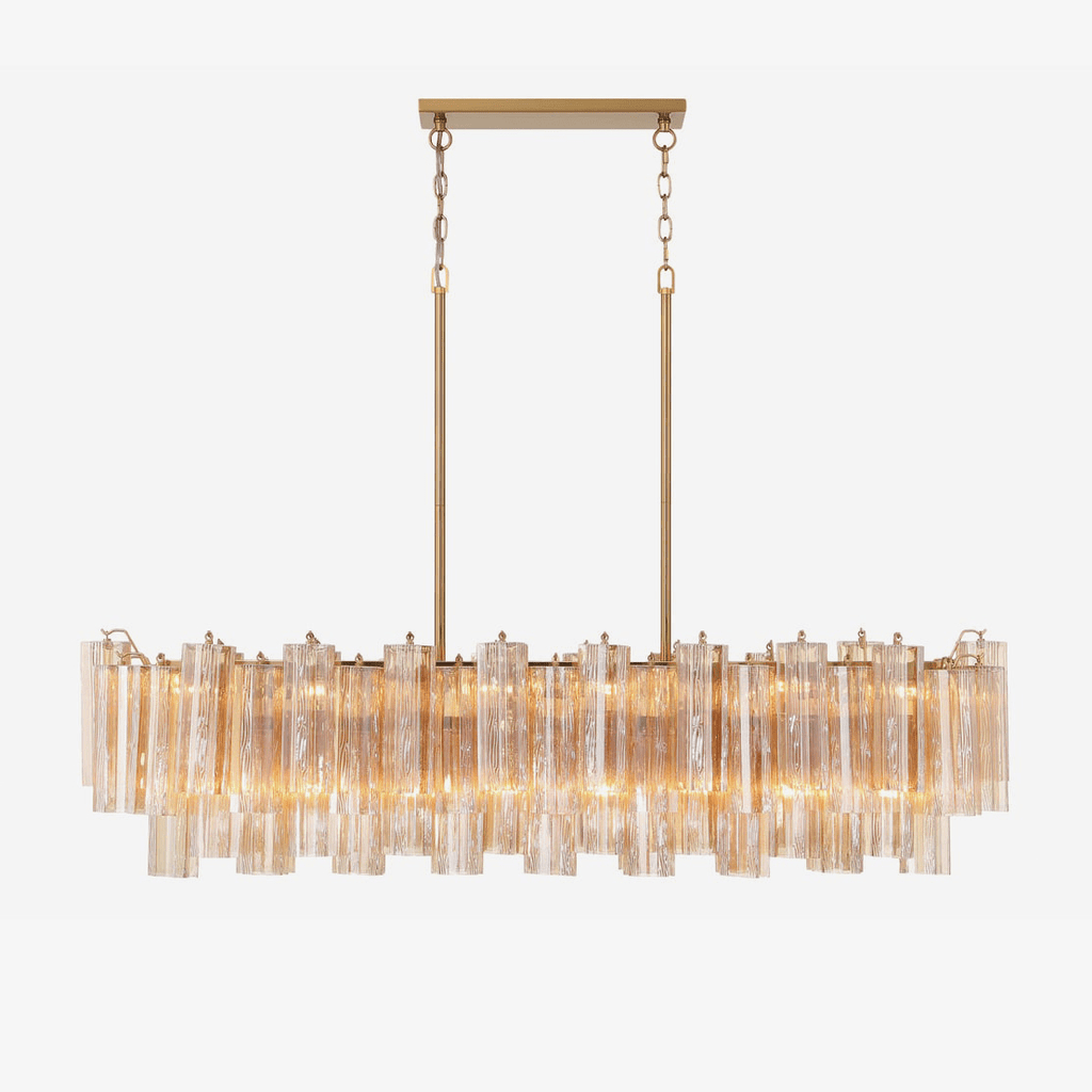 Eloria Glass Linear Chandelier
