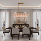 Eloria Glass Linear Chandelier