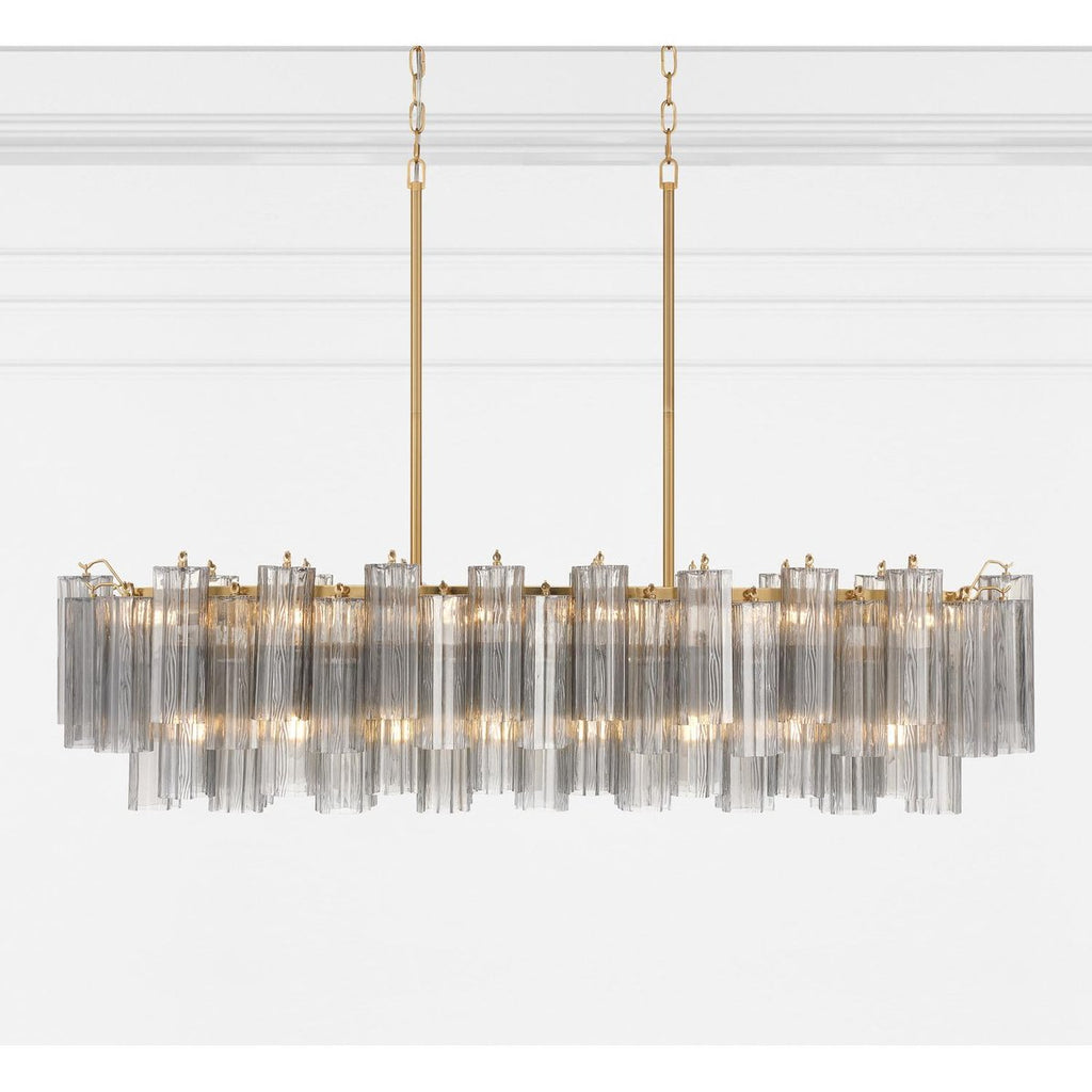 Eloria Glass Linear Chandelier