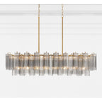 Eloria Glass Linear Chandelier