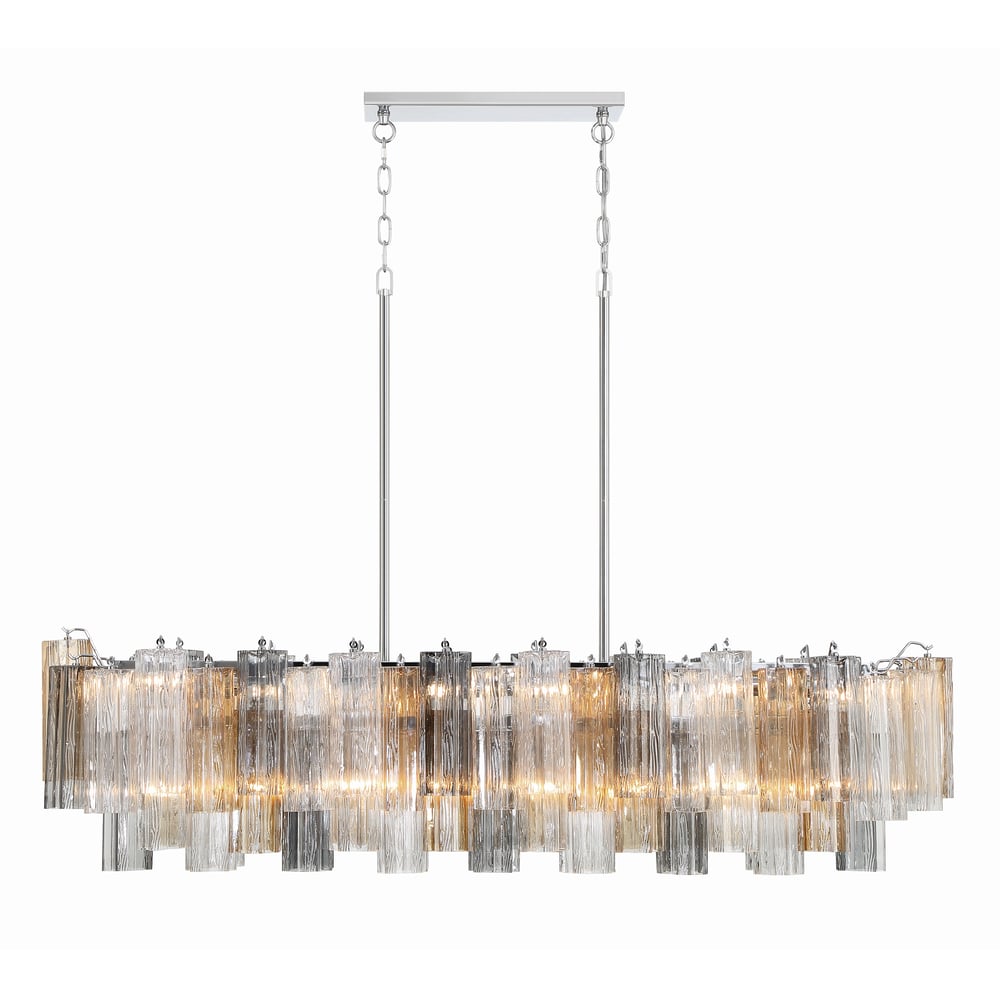 Eloria Glass Linear Chandelier