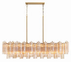 Eloria Glass Linear Chandelier