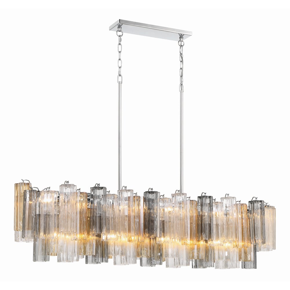 Eloria Glass Linear Chandelier