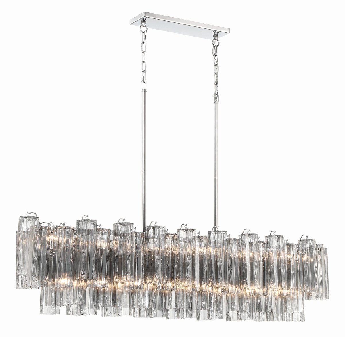 Eloria Glass Linear Chandelier