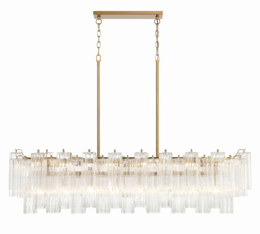 Eloria Glass Linear Chandelier