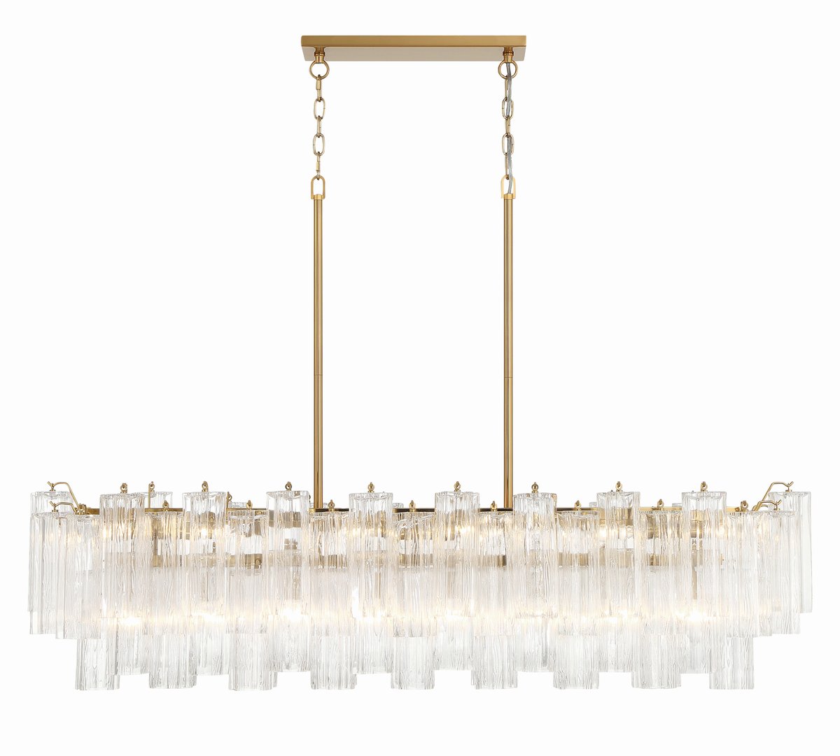Eloria Glass Linear Chandelier