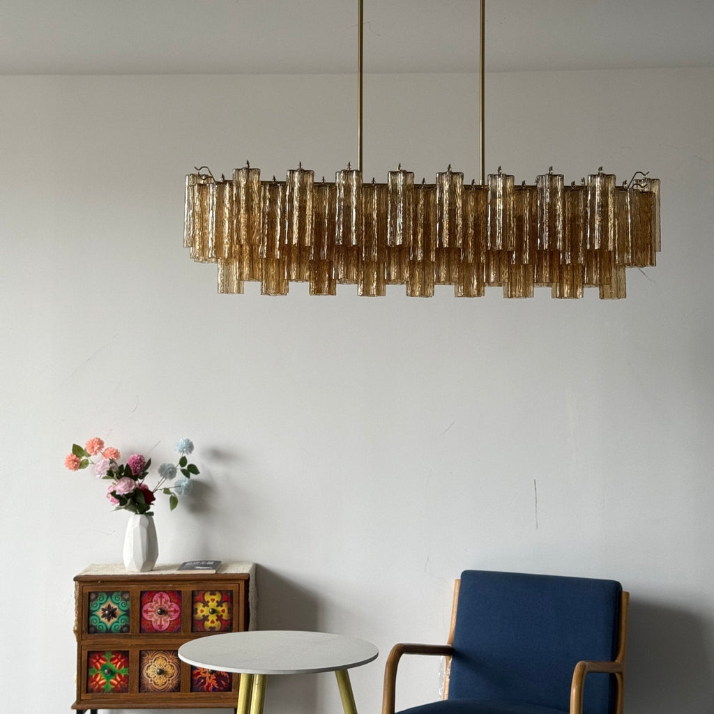 Eloria Glass Linear Chandelier