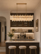 Eloria Glass Linear Chandelier