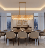 Eloria Glass Linear Chandelier