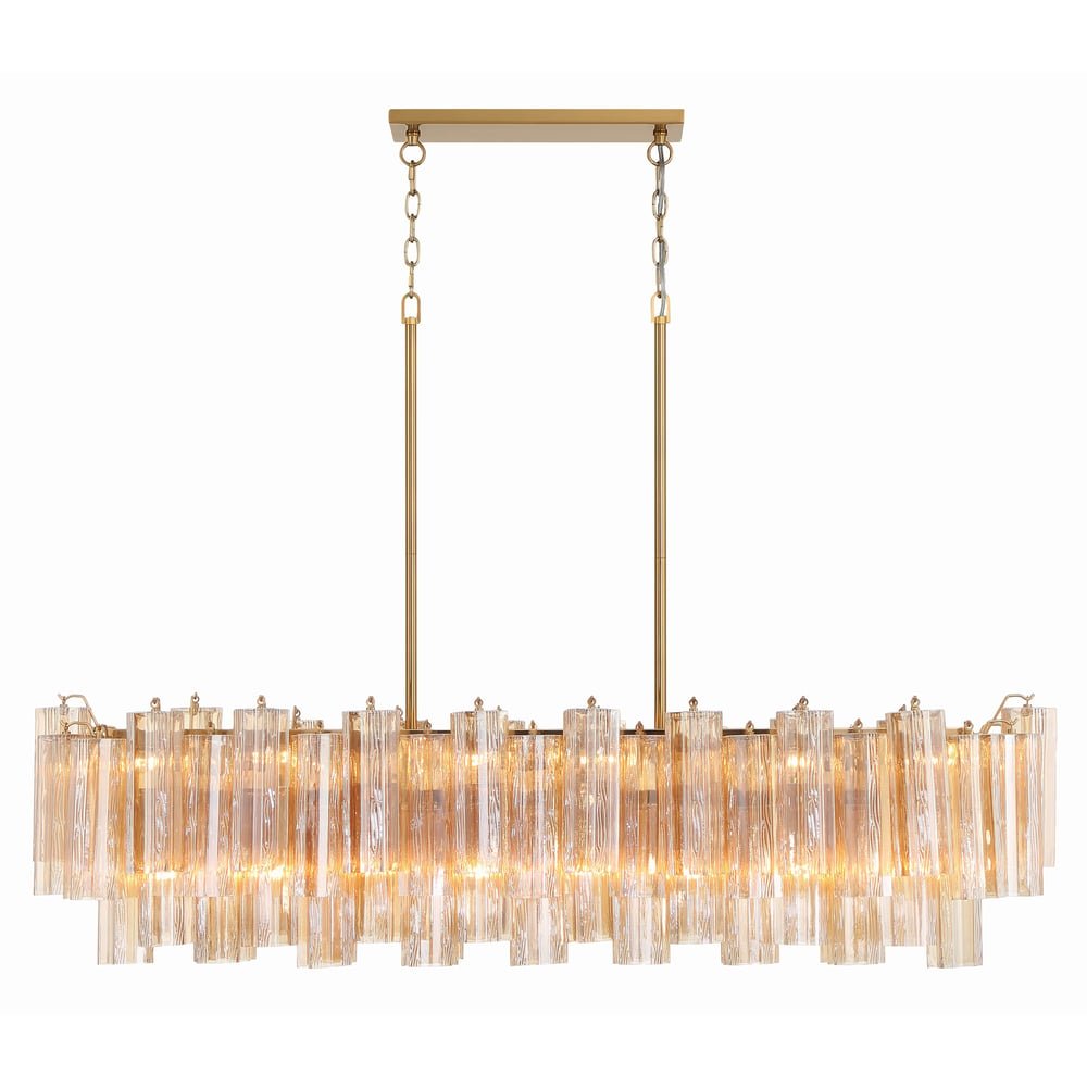 Eloria Glass Linear Chandelier