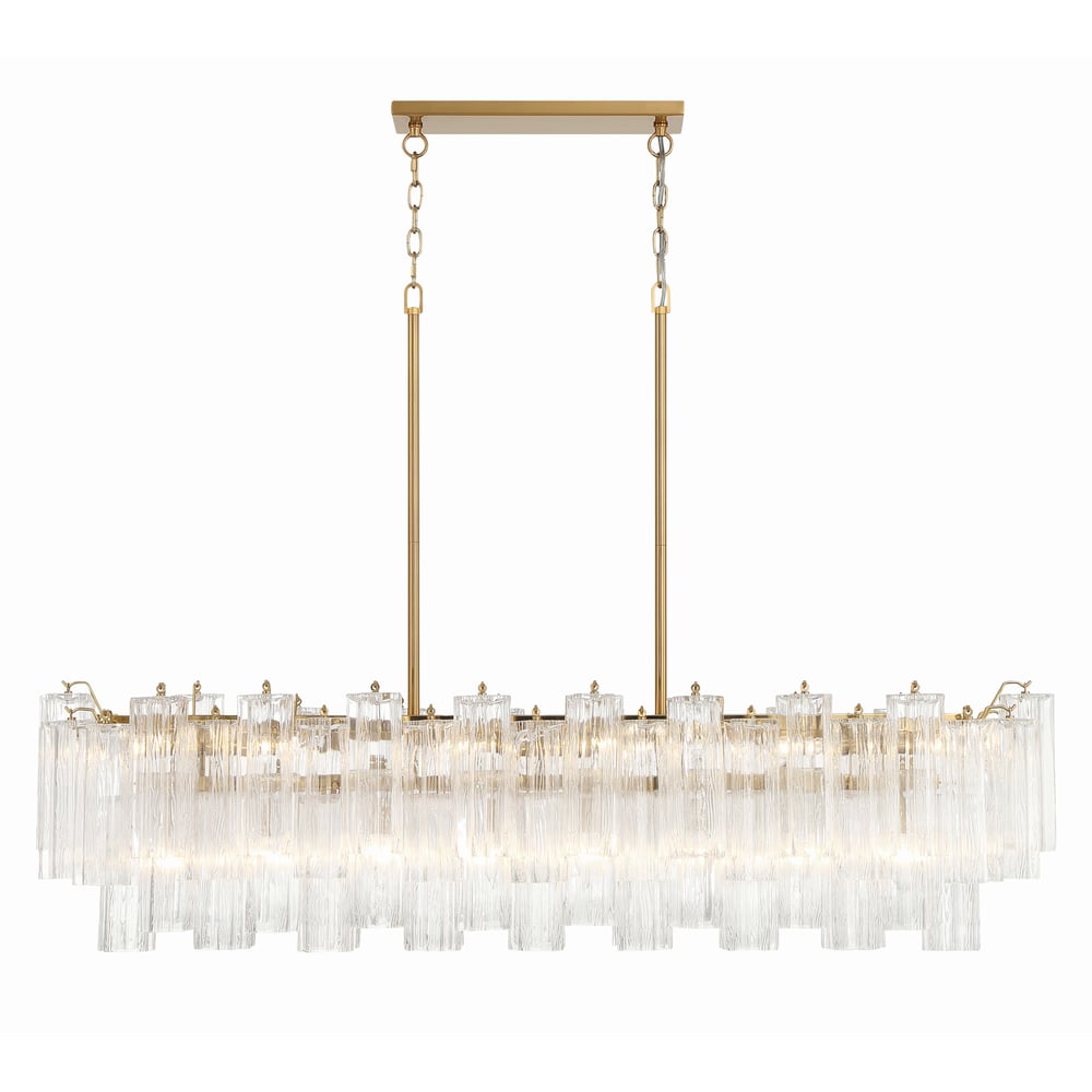 Eloria Glass Linear Chandelier