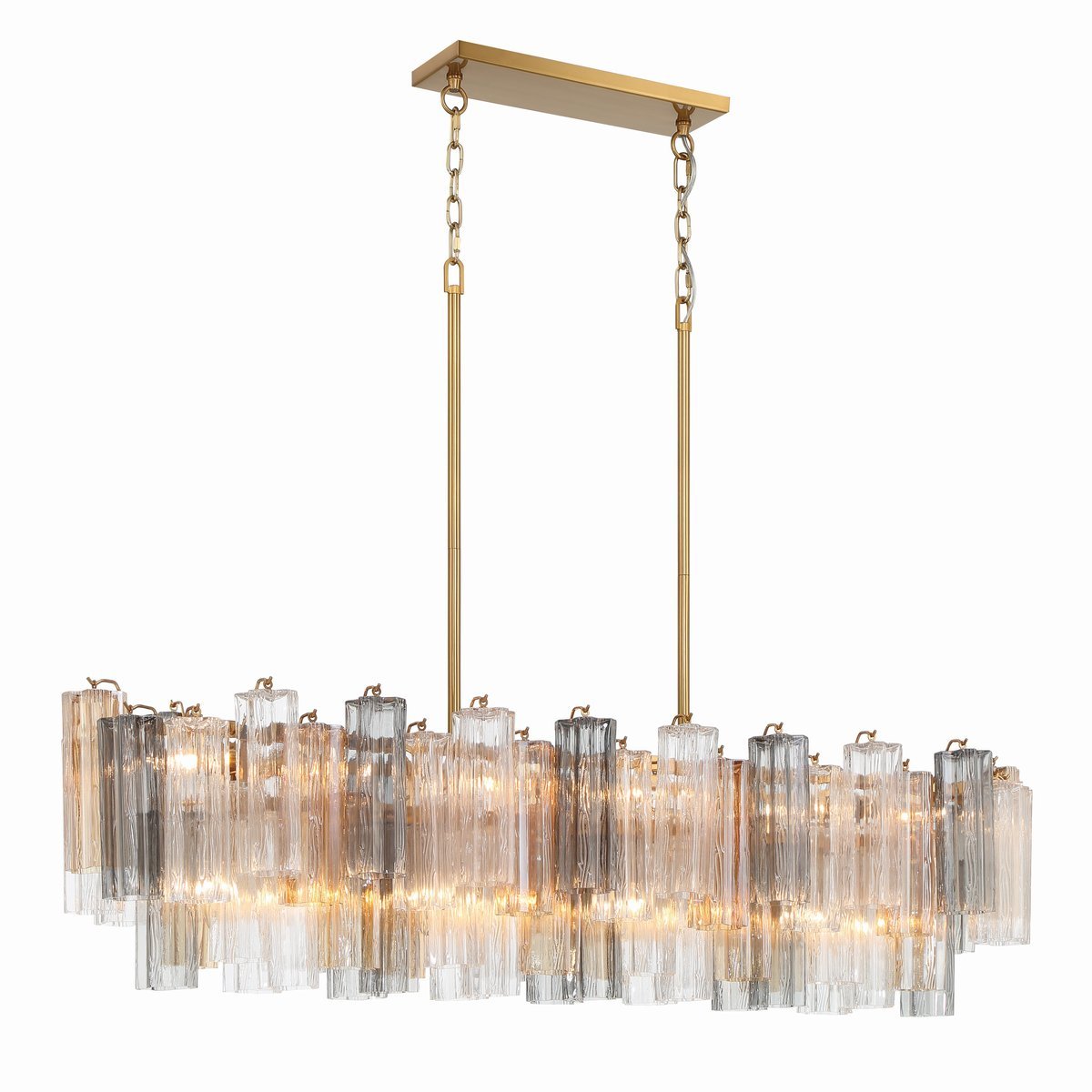 Eloria Glass Linear Chandelier