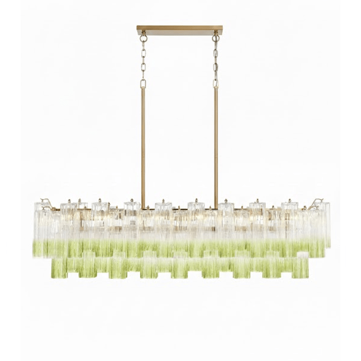 Eloria Glass Linear Chandelier