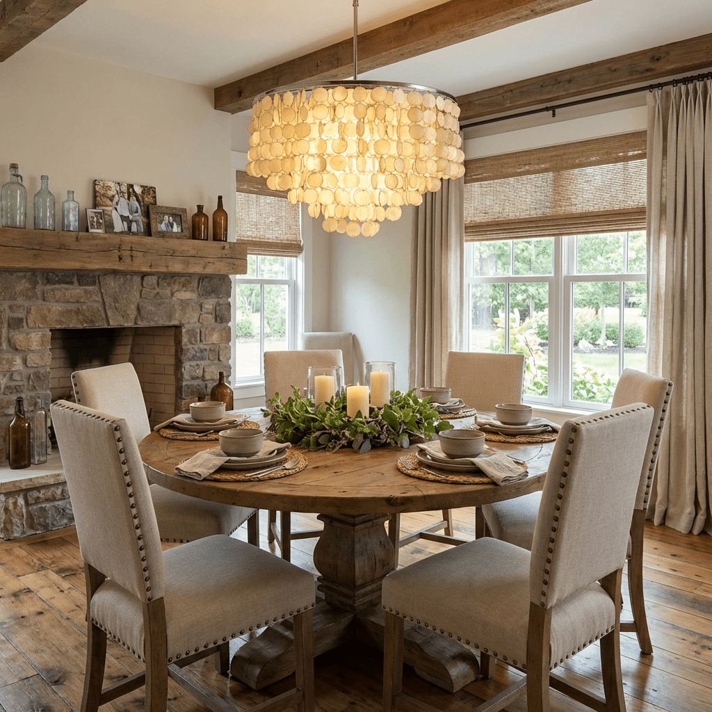 Oceana Shell chandelier