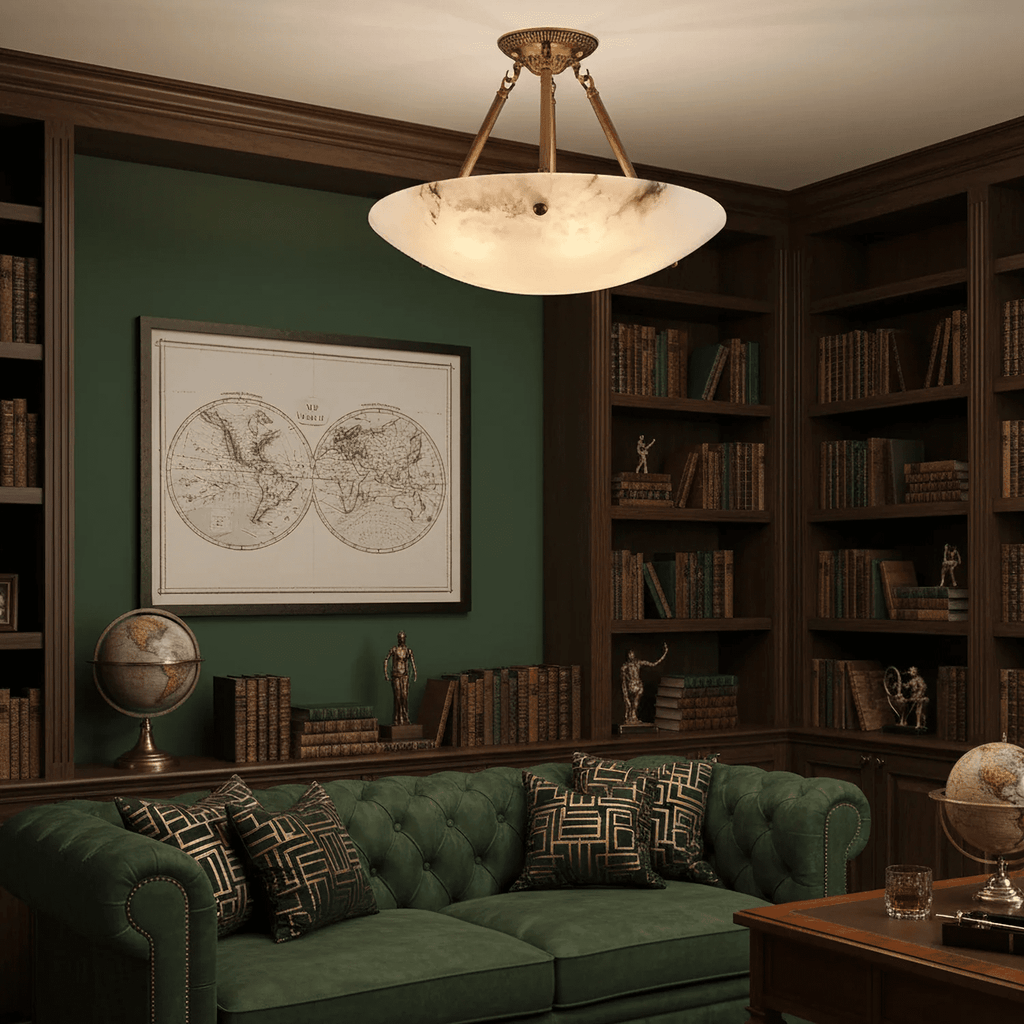 Calyra Alabaster Ceiling Light