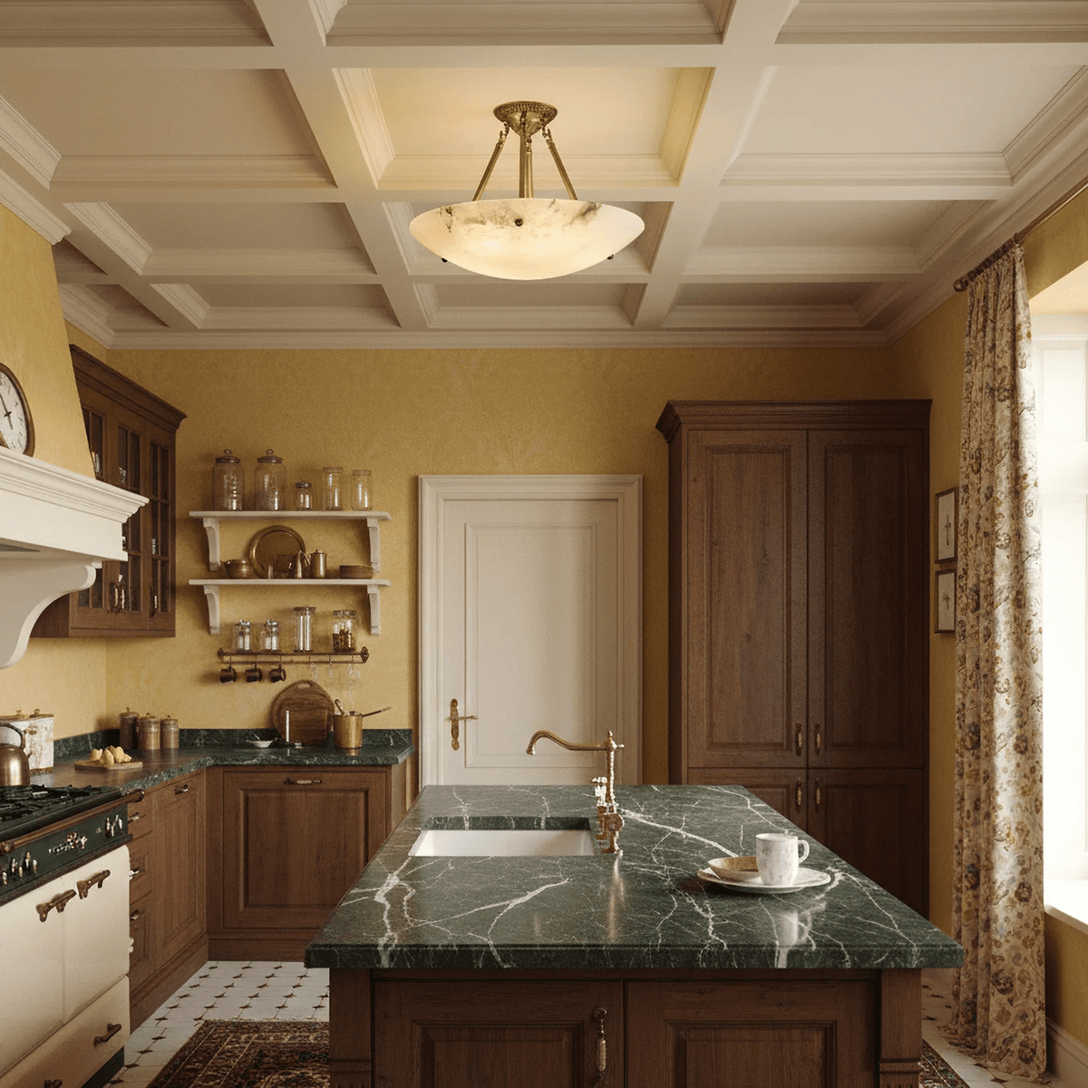 Calyra Alabaster Ceiling Light