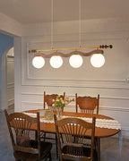 Sinuara Ribbon Globe Linear Chandelier