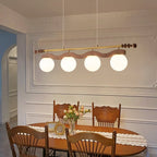 Sinuara Ribbon Globe Linear Chandelier