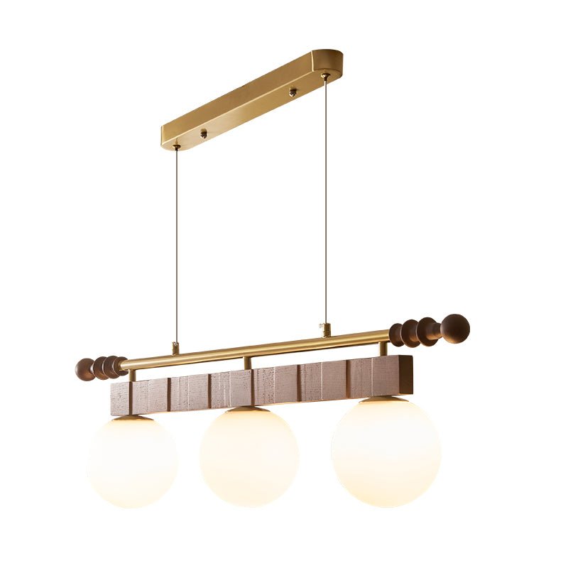 Sinuara Ribbon Globe Linear Chandelier