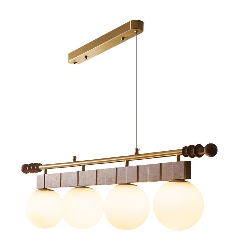 Sinuara Ribbon Globe Linear Chandelier
