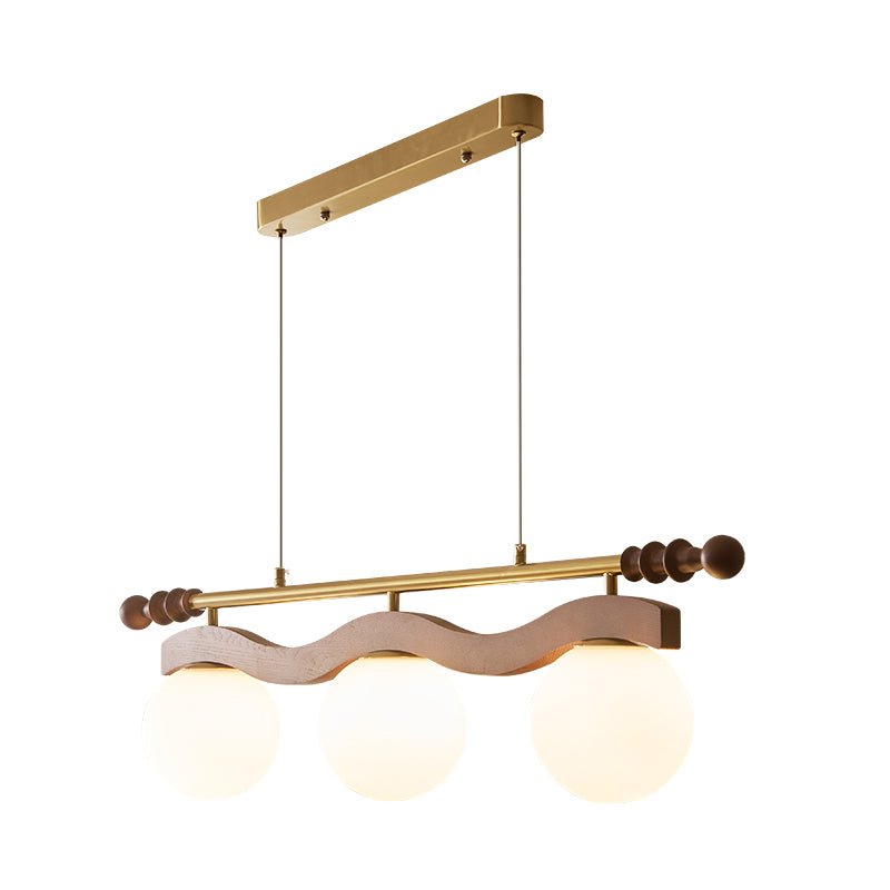 Sinuara Ribbon Globe Linear Chandelier