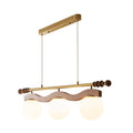 Sinuara Ribbon Globe Linear Chandelier