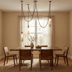 Cylindrical Cluster Alabaster Chandelier
