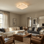 Luma Alabaster Square Ceiling Lamp