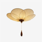 Lotus Bloom Pleated Ceiling Light